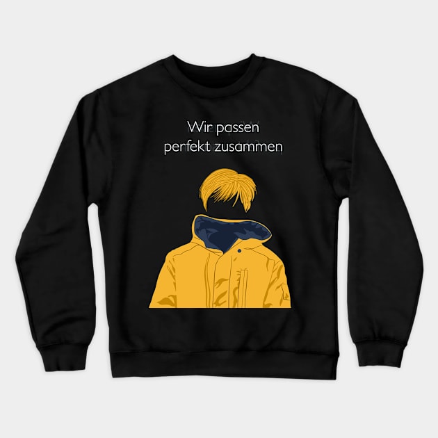 Dark Netflix Illustration Crewneck Sweatshirt by KlioStudio